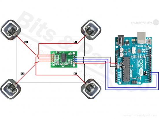 Gewichtsensor / Weegcell / Load Cell 5kg